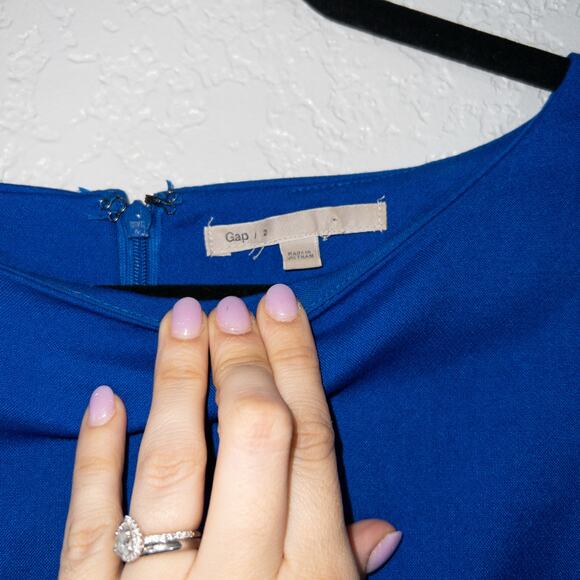 Gap Colbalt Blue Michelle‎ Active Sheath Dress Size 2 - Picture 4 of 8